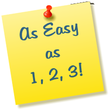 As Easy as 1, 2, 3!